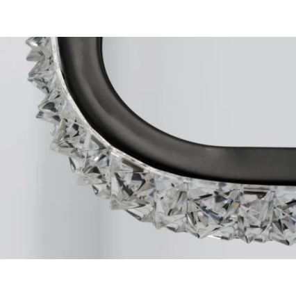LED Plafon ściemnialny LED/70W/230V 3000-6500K czarny + pilot zdalnego sterowania