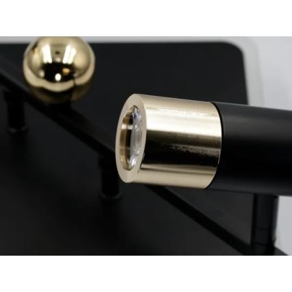 LED Plafon ściemnialny LED/70W/230V 3000-6500K czarny + pilot zdalnego sterowania