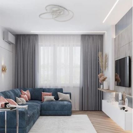 LED Plafon ściemnialny LED/70W/230V 3000-6500K biały + pilot zdalnego sterowania