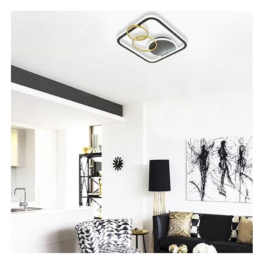 LED Plafon ściemnialny LED/70W/230V 3000-6500K + pilot zdalnego sterowania