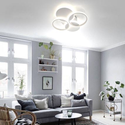 LED Plafon ściemnialny LED/70W/230V 3000-6500K + pilot zdalnego sterowania