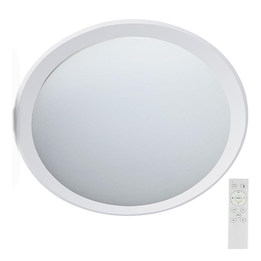 LED Plafon ściemnialny LED/72W/230V 3000-6500K śr. 67 cm biały + zdalne sterowanie