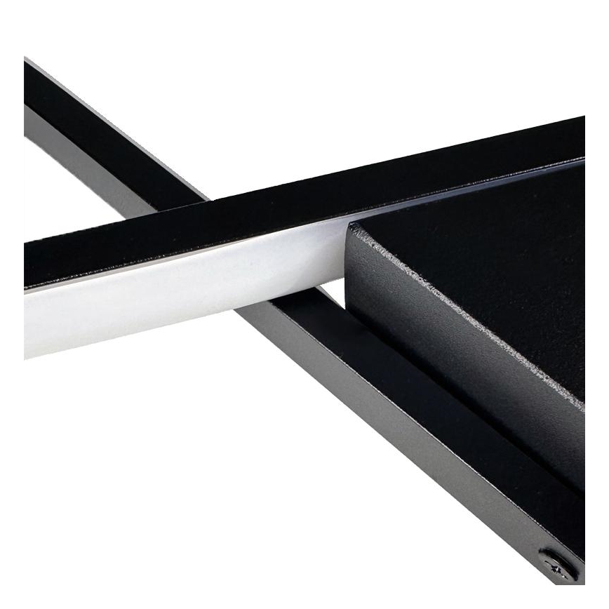 LED Plafon ściemnialny LED/75W/230V 3000-6500K czarny + pilot zdalnego sterowania