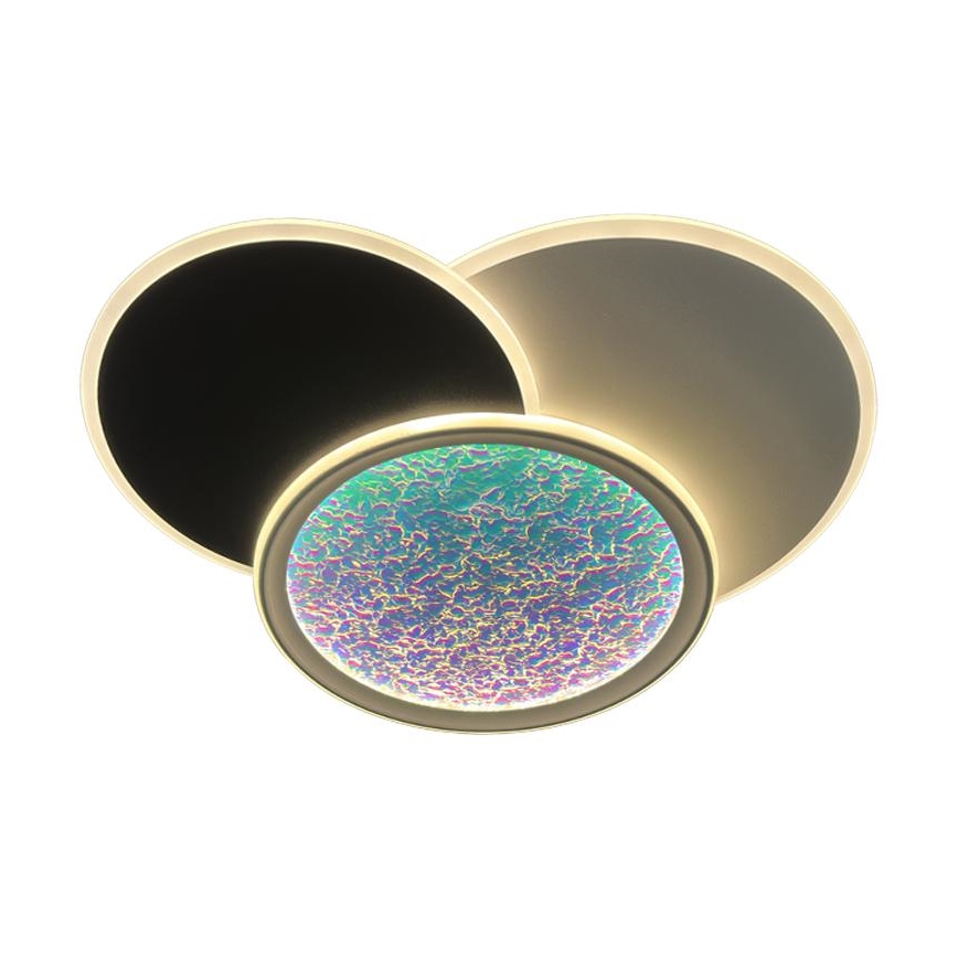 LED Plafon ściemnialny LED/80W/230V 3000-6500K biały + pilot zdalnego sterowania