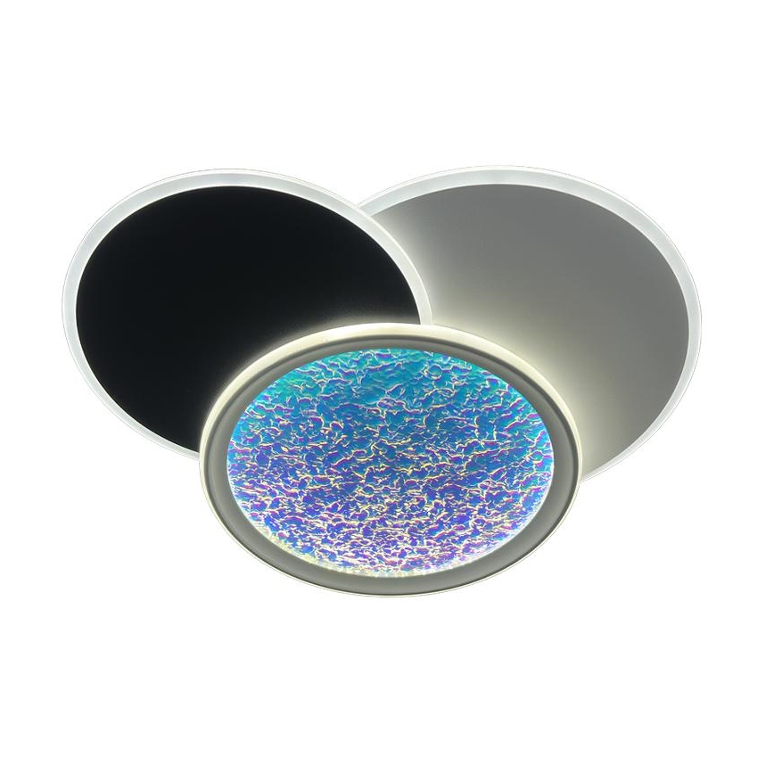 LED Plafon ściemnialny LED/80W/230V 3000-6500K biały + pilot zdalnego sterowania