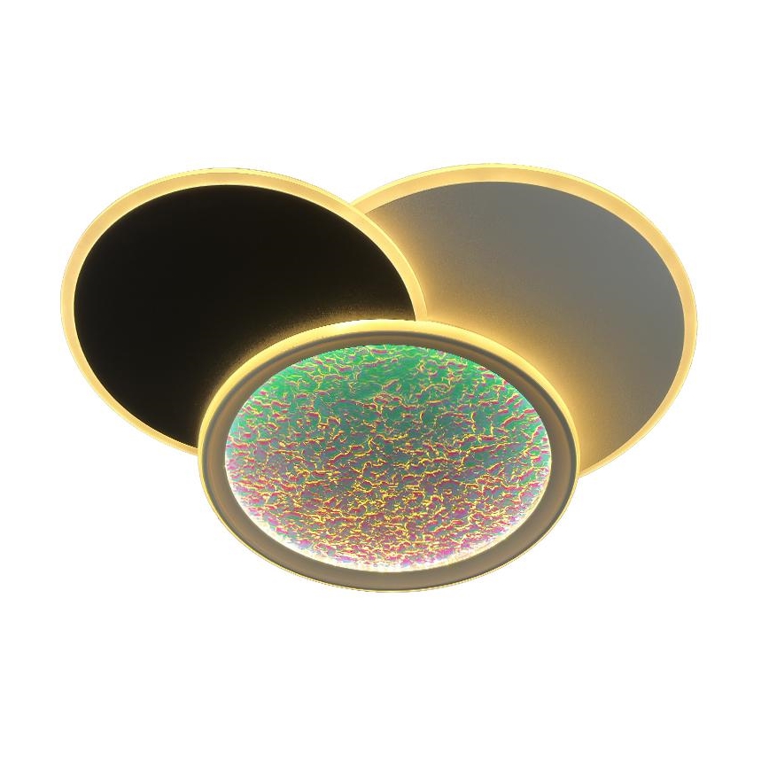 LED Plafon ściemnialny LED/80W/230V 3000-6500K biały + pilot zdalnego sterowania