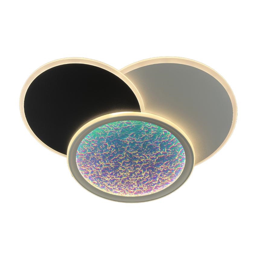 LED Plafon ściemnialny LED/80W/230V 3000-6500K biały + pilot zdalnego sterowania