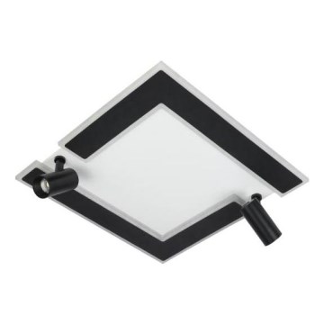 LED Plafon ściemnialny LED/80W/230V 3000-6500K czarny + pilot zdalnego sterowania