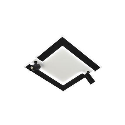 LED Plafon ściemnialny LED/80W/230V 3000-6500K czarny + pilot zdalnego sterowania
