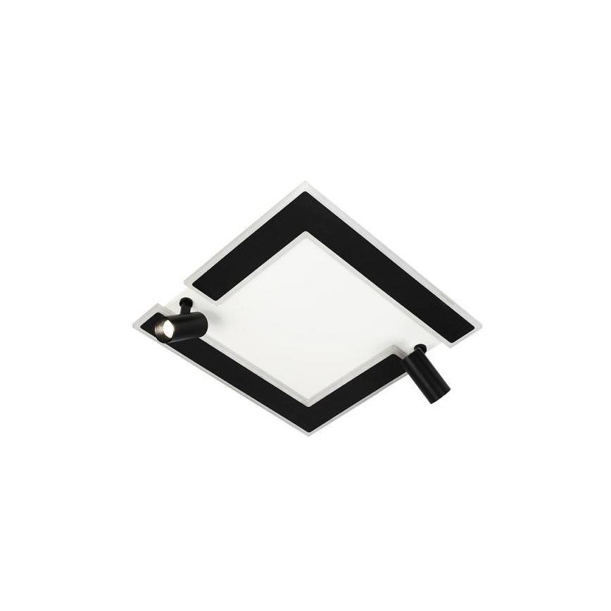LED Plafon ściemnialny LED/80W/230V 3000-6500K czarny + pilot zdalnego sterowania