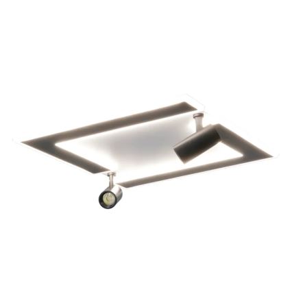 LED Plafon ściemnialny LED/80W/230V 3000-6500K czarny + pilot zdalnego sterowania