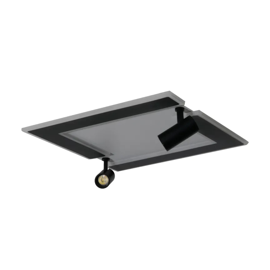 LED Plafon ściemnialny LED/80W/230V 3000-6500K czarny + pilot zdalnego sterowania