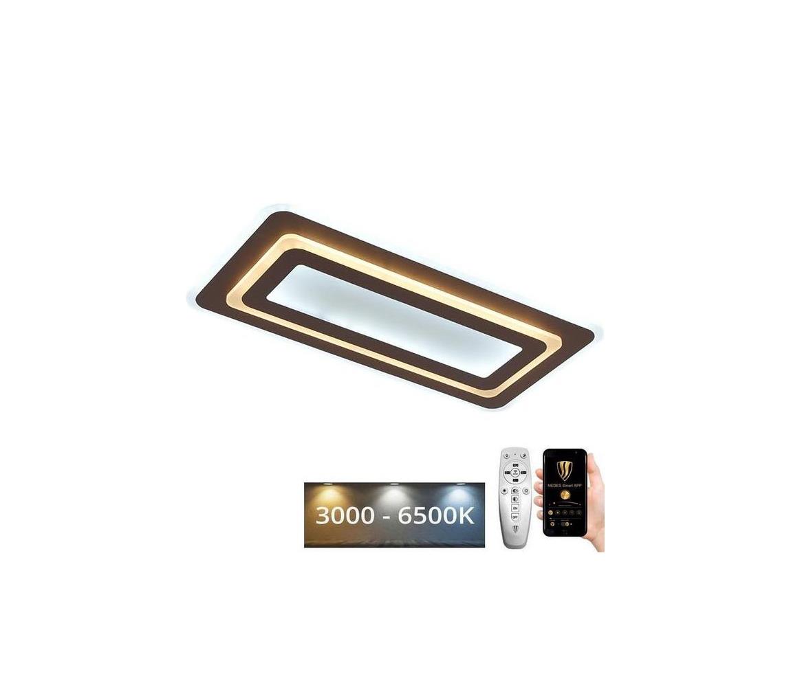 LED Plafon ściemnialny LED/85W/230V 3000-6500K + pilot zdalnego sterowania
