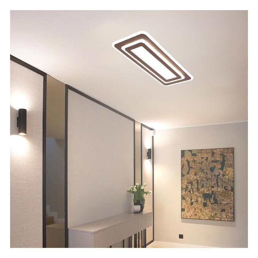 LED Plafon ściemnialny LED/85W/230V 3000-6500K + pilot zdalnego sterowania