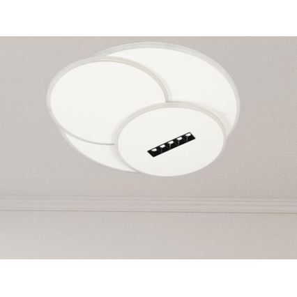 LED Plafon ściemnialny LED/90W/230V 3000-6500K biały + pilot zdalnego sterowania