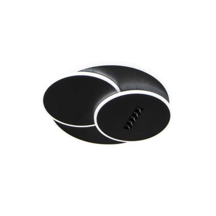 LED Plafon ściemnialny LED/90W/230V 3000-6500K czarny + pilot zdalnego sterowania