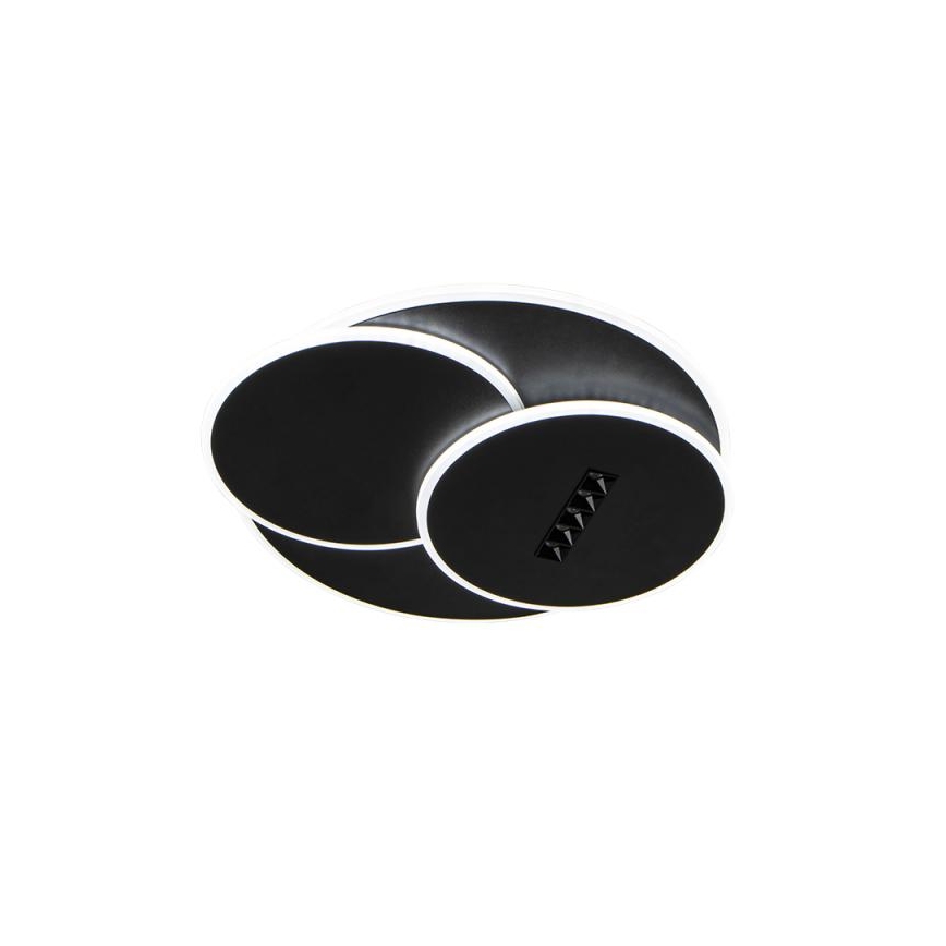LED Plafon ściemnialny LED/90W/230V 3000-6500K czarny + pilot zdalnego sterowania