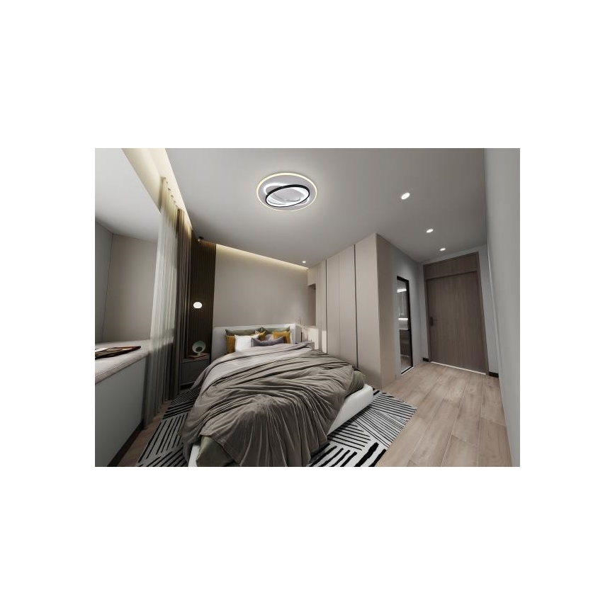 LED Plafon ściemnialny LED/90W/230V 3000-6500K + zdalne sterowanie