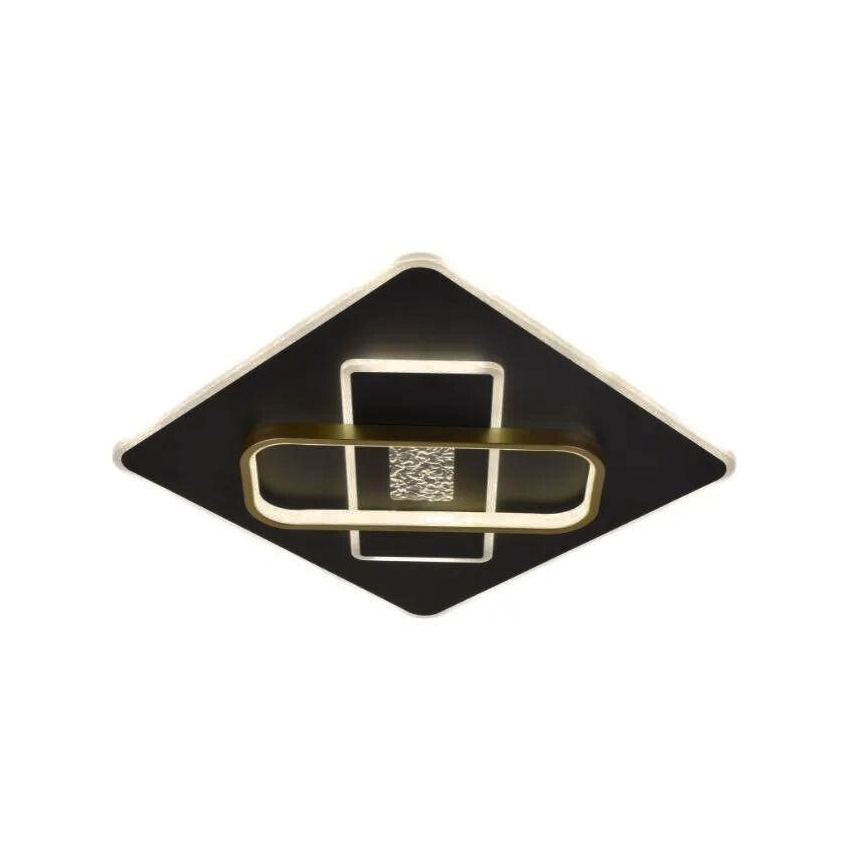 LED Plafon ściemnialny LED/90W/230V 3000-6500K czarny + zdalne sterowanie
