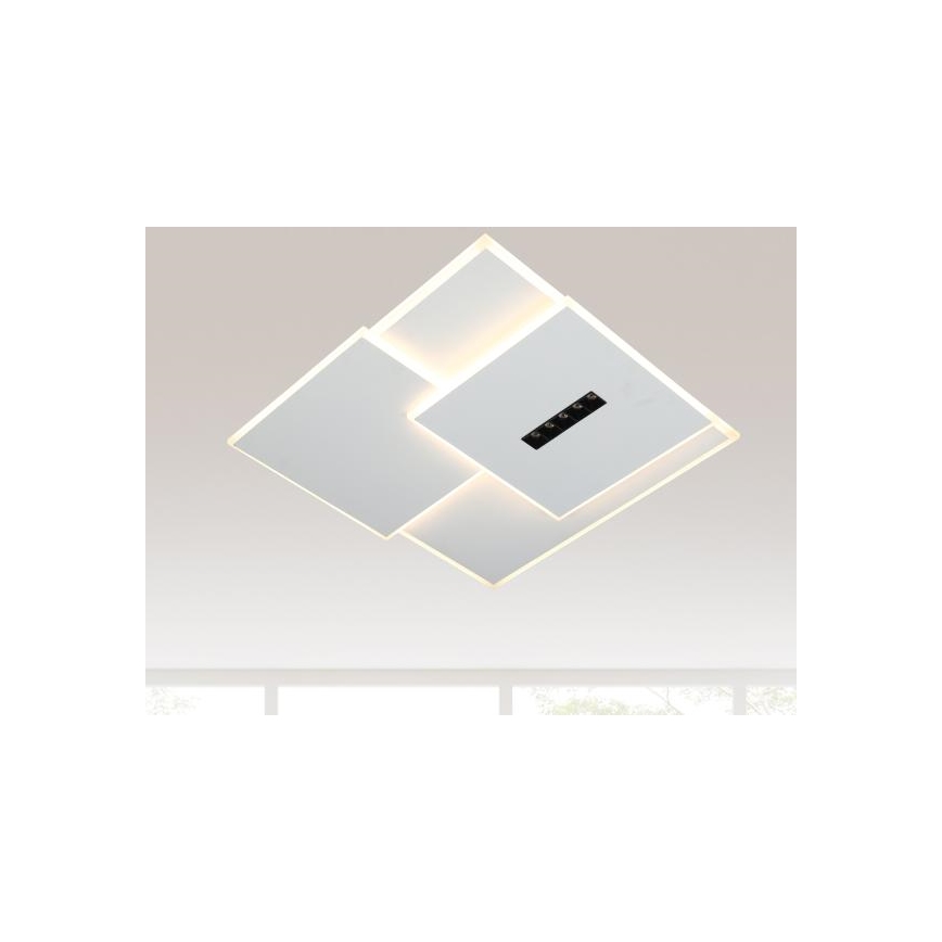 LED Plafon ściemnialny LED/95W/230V 3000-6500K biały + pilot zdalnego sterowania