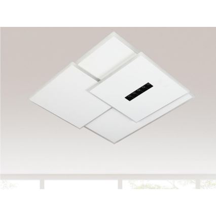LED Plafon ściemnialny LED/95W/230V 3000-6500K biały + pilot zdalnego sterowania
