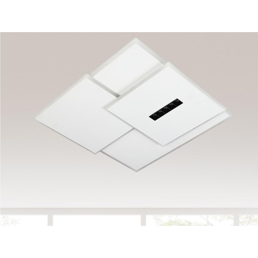 LED Plafon ściemnialny LED/95W/230V 3000-6500K biały + pilot zdalnego sterowania