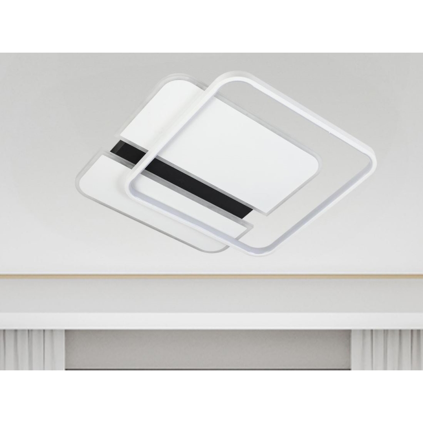 LED Plafon ściemnialny LED/95W/230V 3000-6500K biały + zdalne sterowanie