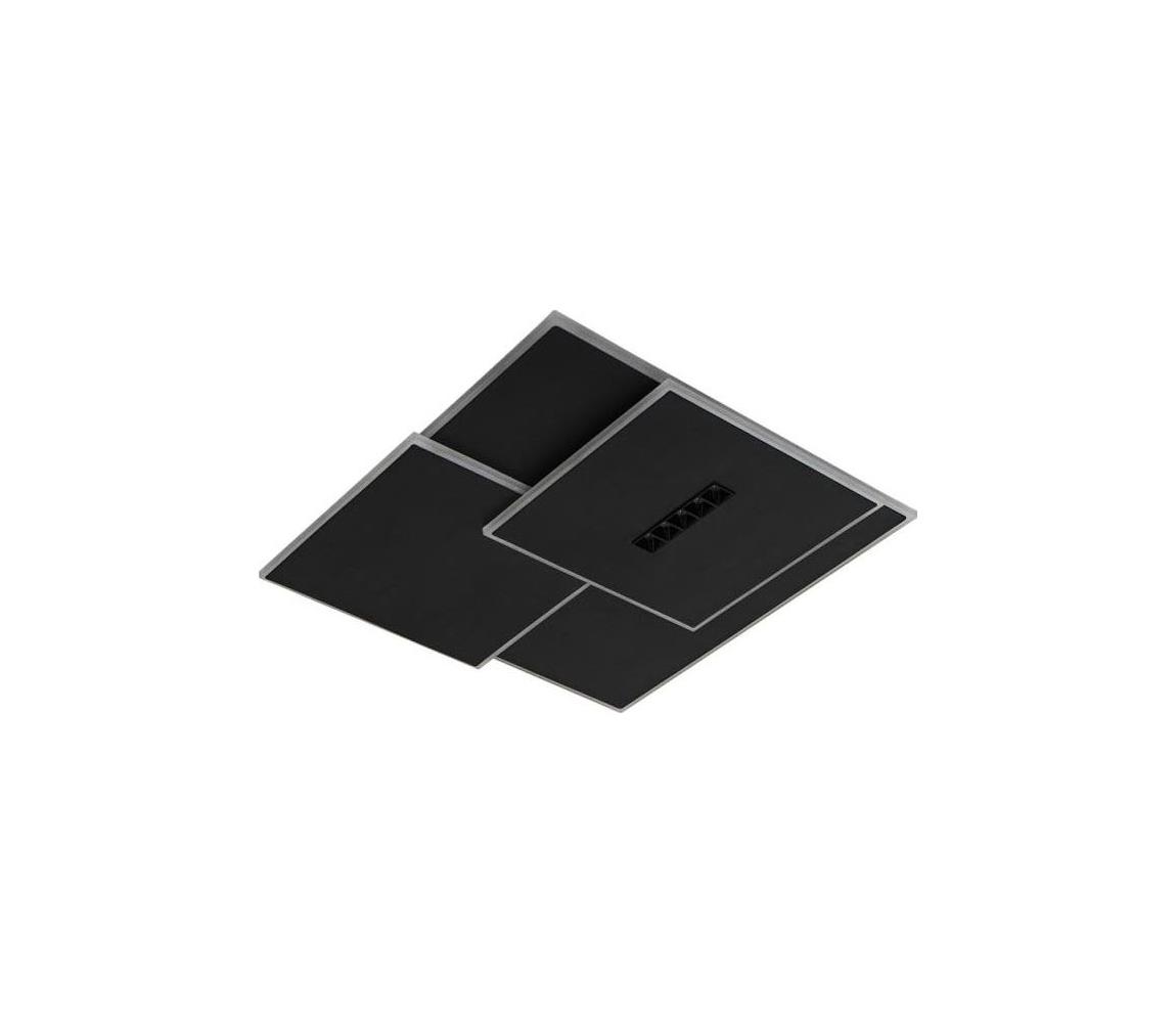 LED Plafon ściemnialny LED/95W/230V 3000-6500K czarny + pilot zdalnego sterowania