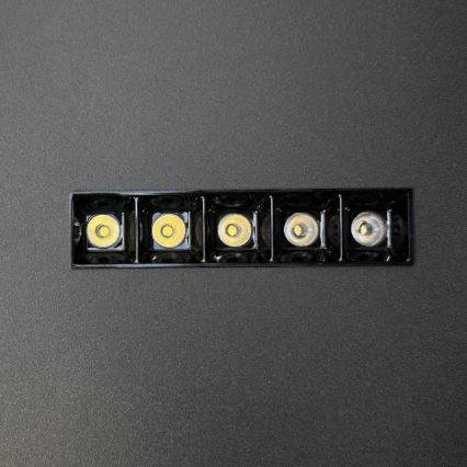 LED Plafon ściemnialny LED/95W/230V 3000-6500K czarny + pilot zdalnego sterowania