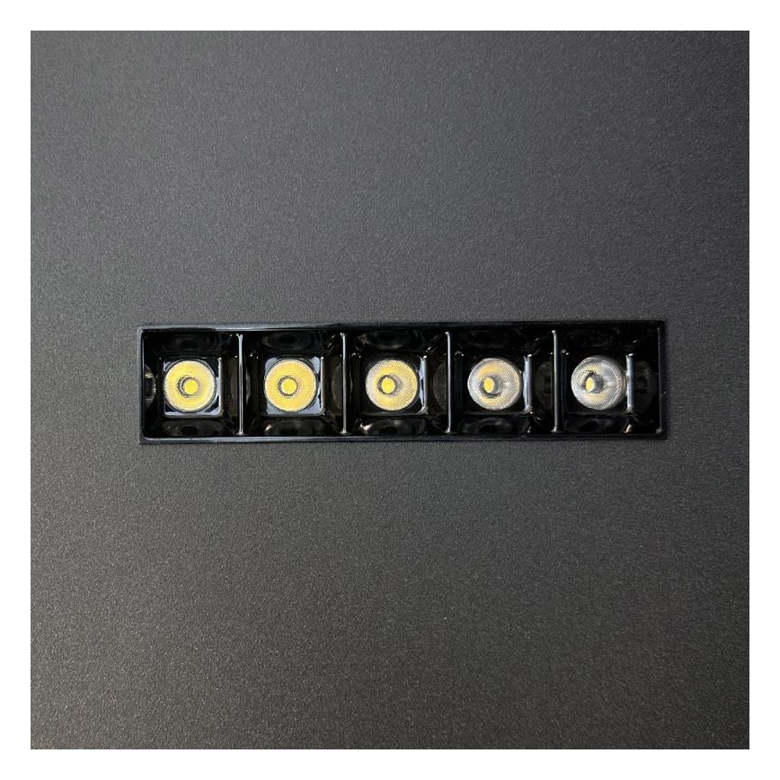 LED Plafon ściemnialny LED/95W/230V 3000-6500K czarny + pilot zdalnego sterowania