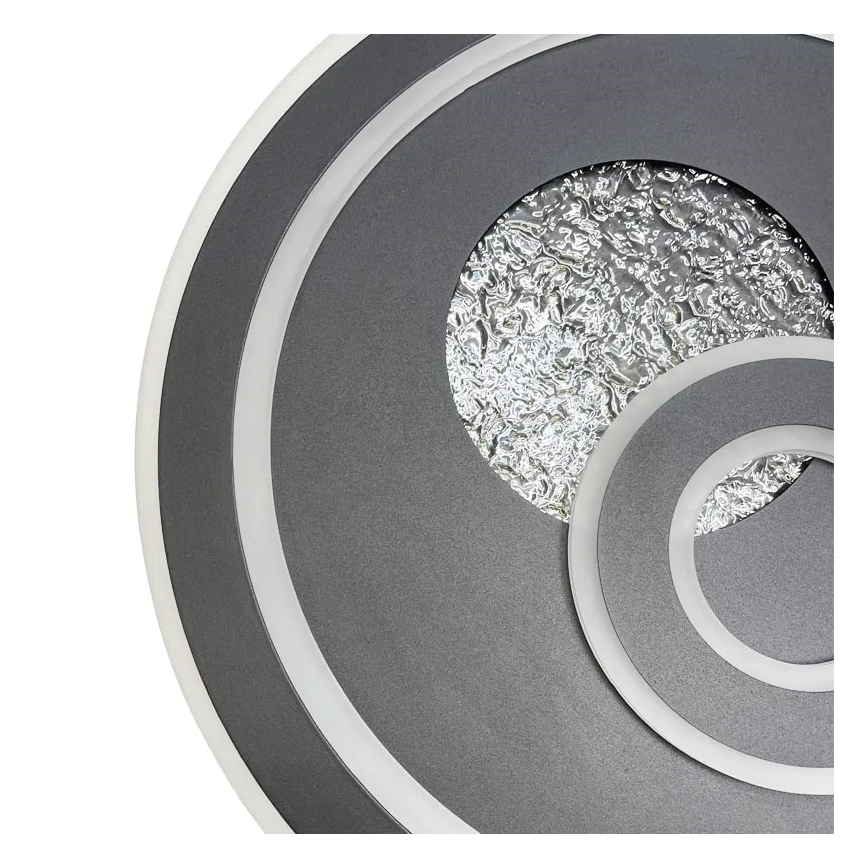 LED Plafon ściemnialny LED/95W/230V 3000-6500K czarny + zdalne sterowanie