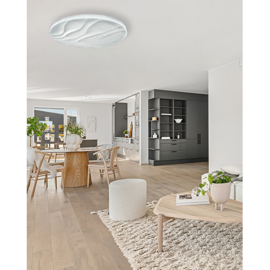 LED Plafon ściemnialny LIKA LED/60W/230V 2700-6500K śr. 58 cm + pilot zdalnego sterowania