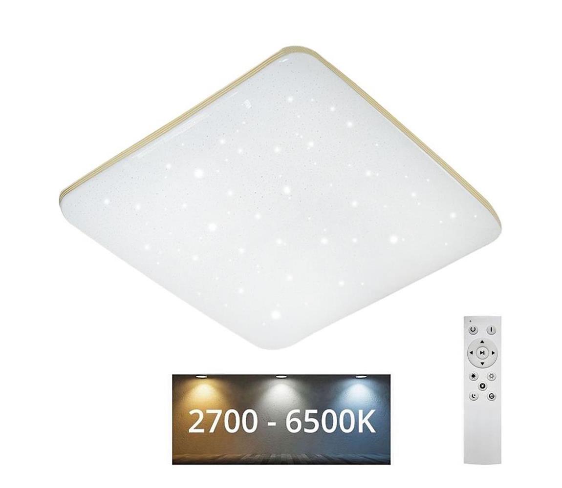 LED Plafon ściemnialny MANA LED/60W/230V 2700-6500K + pilot zdalnego sterowania