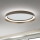 LED Plafon ściemnialny MANTA LED/38W/230V 2700/3000/4000K śr. 45 cm brązowy