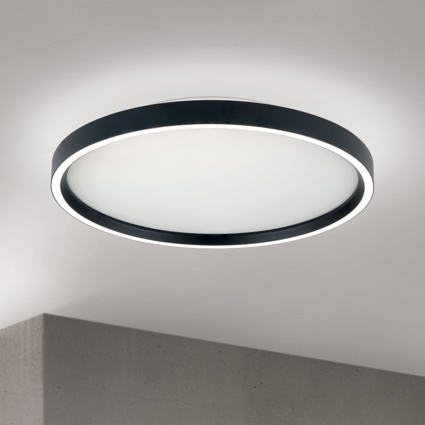 LED Plafon ściemnialny MASCA LED/36W/230V 2700/3350/4000K śr. 40 cm czarny