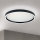 LED Plafon ściemnialny MASCA LED/36W/230V 2700/3350/4000K śr. 40 cm czarny