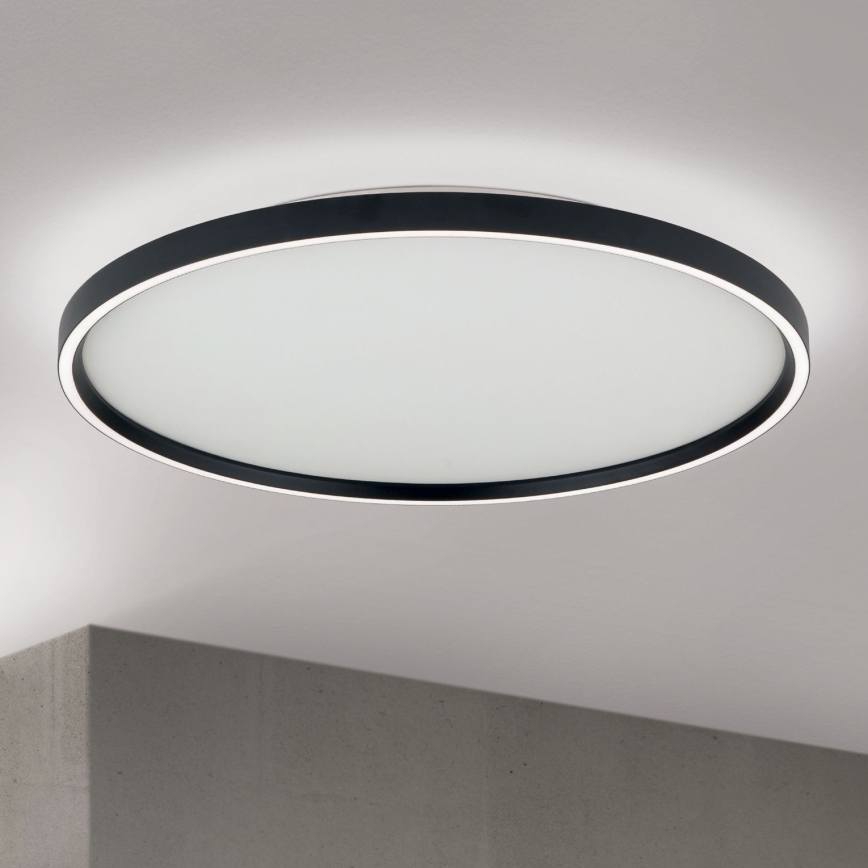 LED Plafon ściemnialny MASCA LED/47W/230V 2700/3350/4000K śr. 60 cm czarny