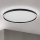 LED Plafon ściemnialny MASCA LED/47W/230V 2700/3350/4000K śr. 60 cm czarny
