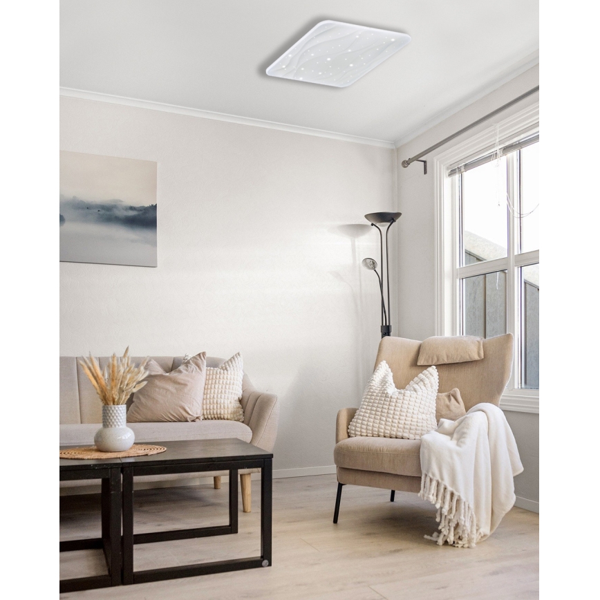 LED Plafon ściemnialny NERIS LED/36W/230V 2700-6500K 43x43 cm + pilot zdalnego sterowania