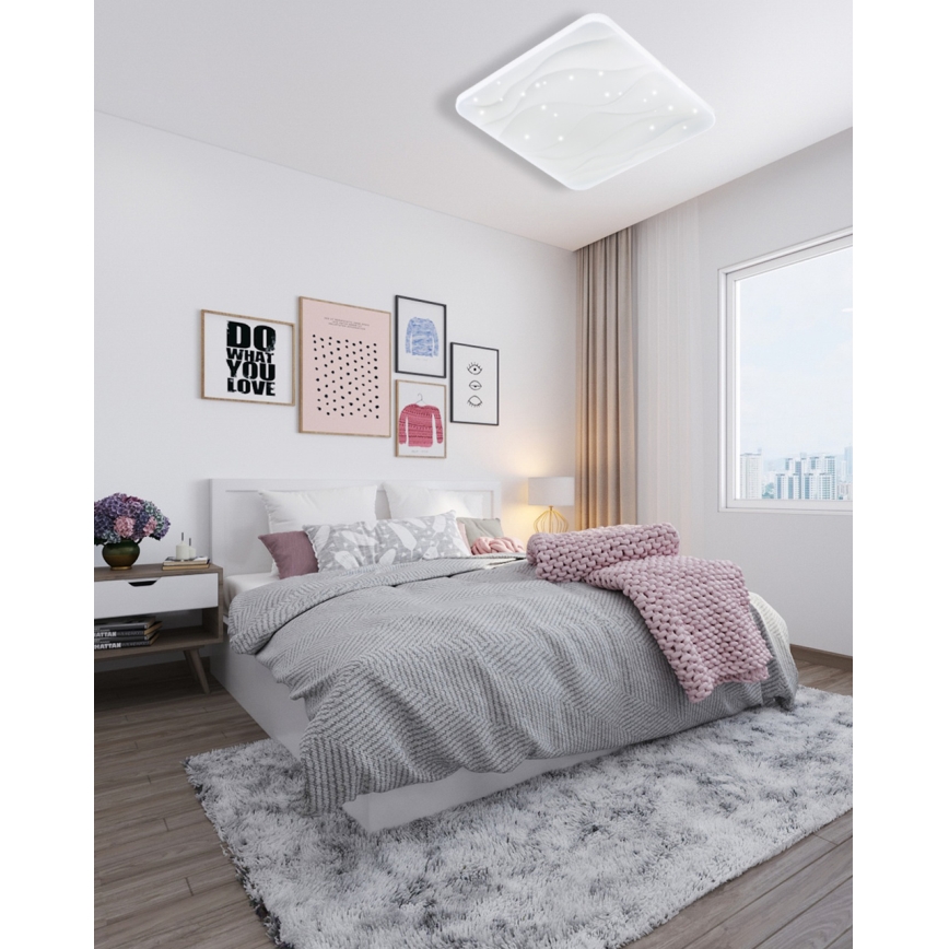 LED Plafon ściemnialny NERIS LED/36W/230V 2700-6500K 43x43 cm + pilot zdalnego sterowania
