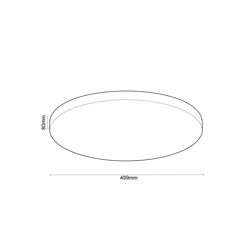LED Plafon ściemnialny OPAL LED/48W/230V 2700-6500K Wi-Fi Tuya biały + pilot zdalnego sterowania