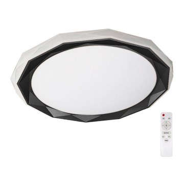 LED Plafon ściemnialny OSCAR LED/45W/230V 3000-6000K czarny + pilot zdalnego sterowania