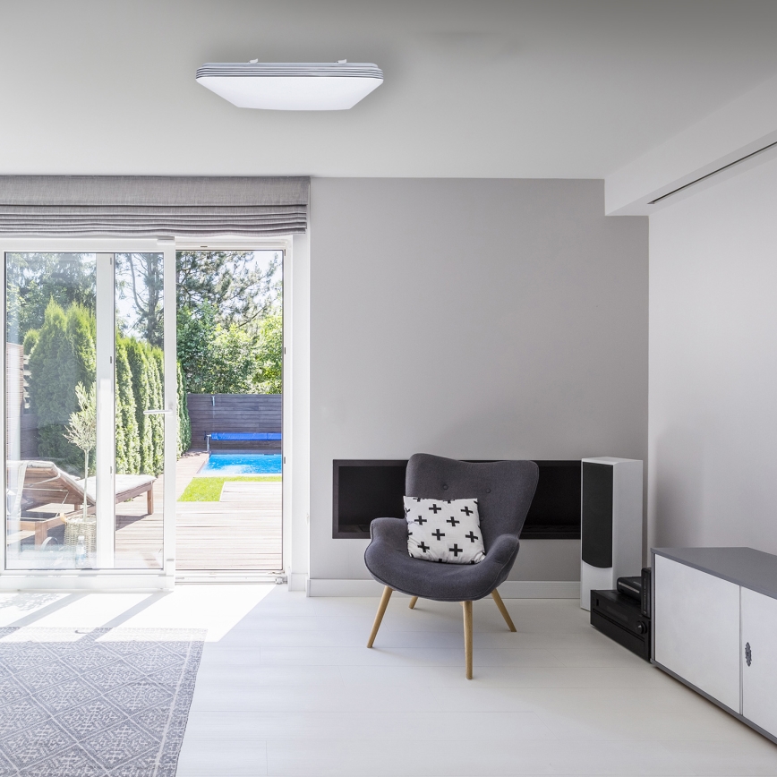 LED Plafon ściemnialny PALERMO LED/72W/230V + pilot