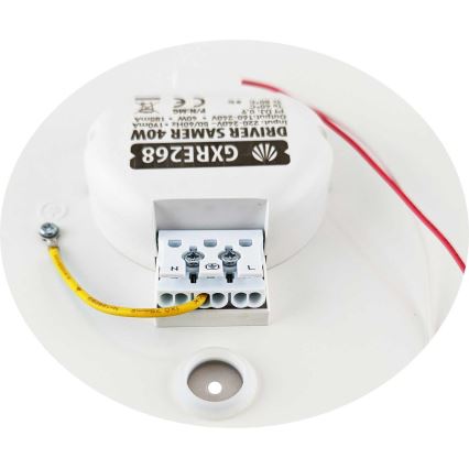 LED Plafon ściemnialny SAMER LED/40W/230V 2900-6000K + Pilot zdalnego sterowania