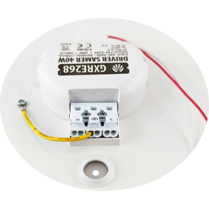 LED Plafon ściemnialny SAMER LED/40W/230V 2900-6000K + Pilot zdalnego sterowania