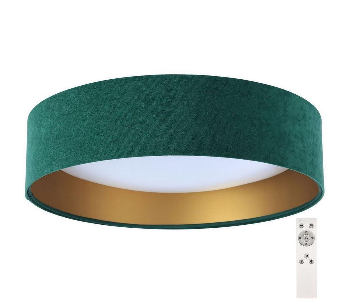 LED Plafon ściemnialny SMART GALAXY LED/24W/230V zielony/złoty + pilot