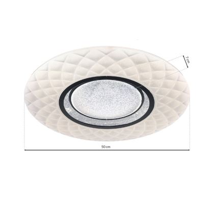 LED Plafon ściemnialny TOKYO LED/48W/230V + PILOT
