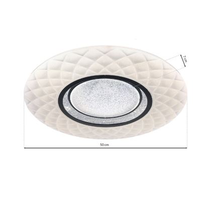 LED Plafon ściemnialny TOKYO LED/48W/230V + PILOT