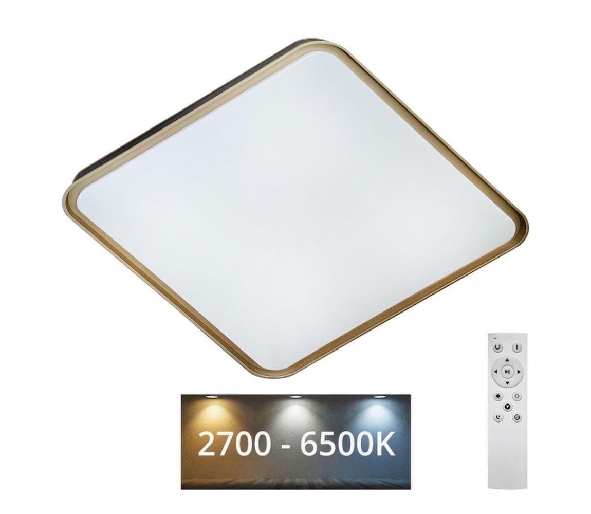 LED Plafon ściemnialny UNA LED/60W/230V 2700-6500K + pilot zdalnego sterowania