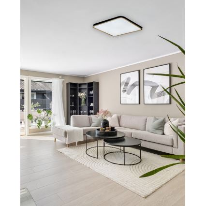 LED Plafon ściemnialny UNA LED/60W/230V 2700-6500K 50x50 cm + pilot zdalnego sterowania